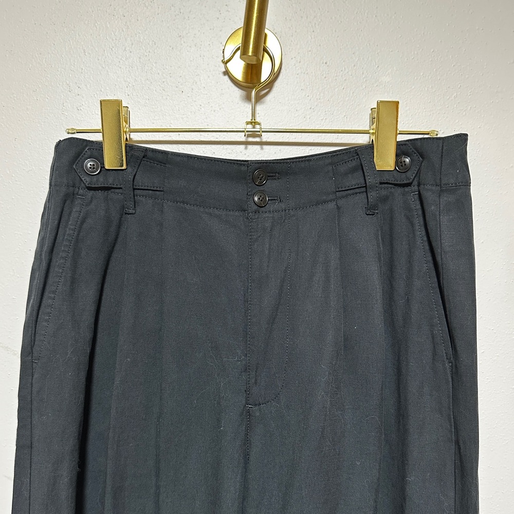 🆕 Madewell The Harlow Wide-Leg Pant Black - Picture 7 of 11